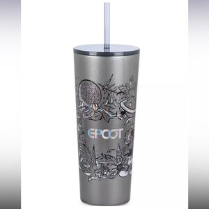 Starbucks Disney EPCOT Silver Iridescent Tumbler